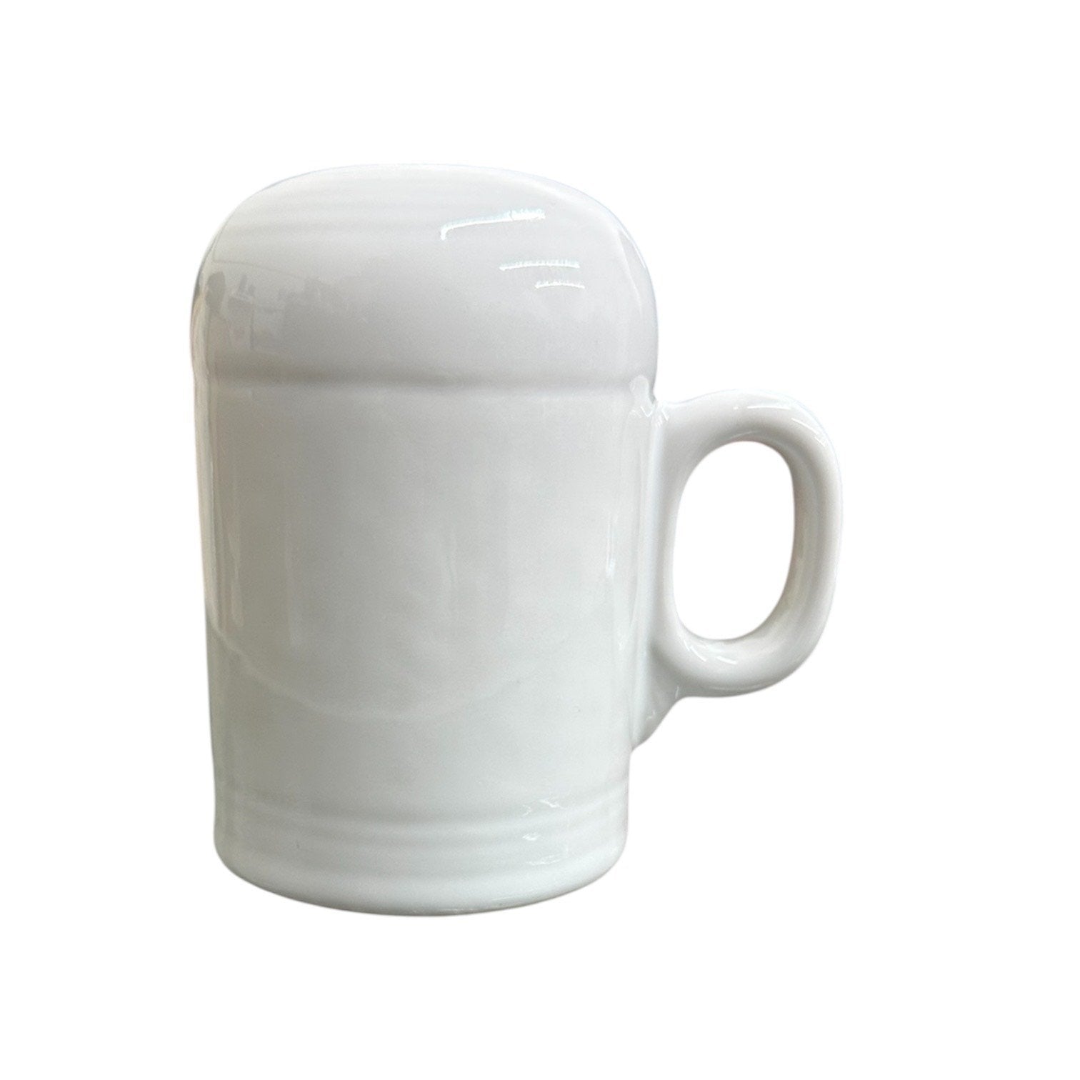 Fiesta - White Rangetop Pepper Shaker Homer Laughlin HLC Ceramic Shaker