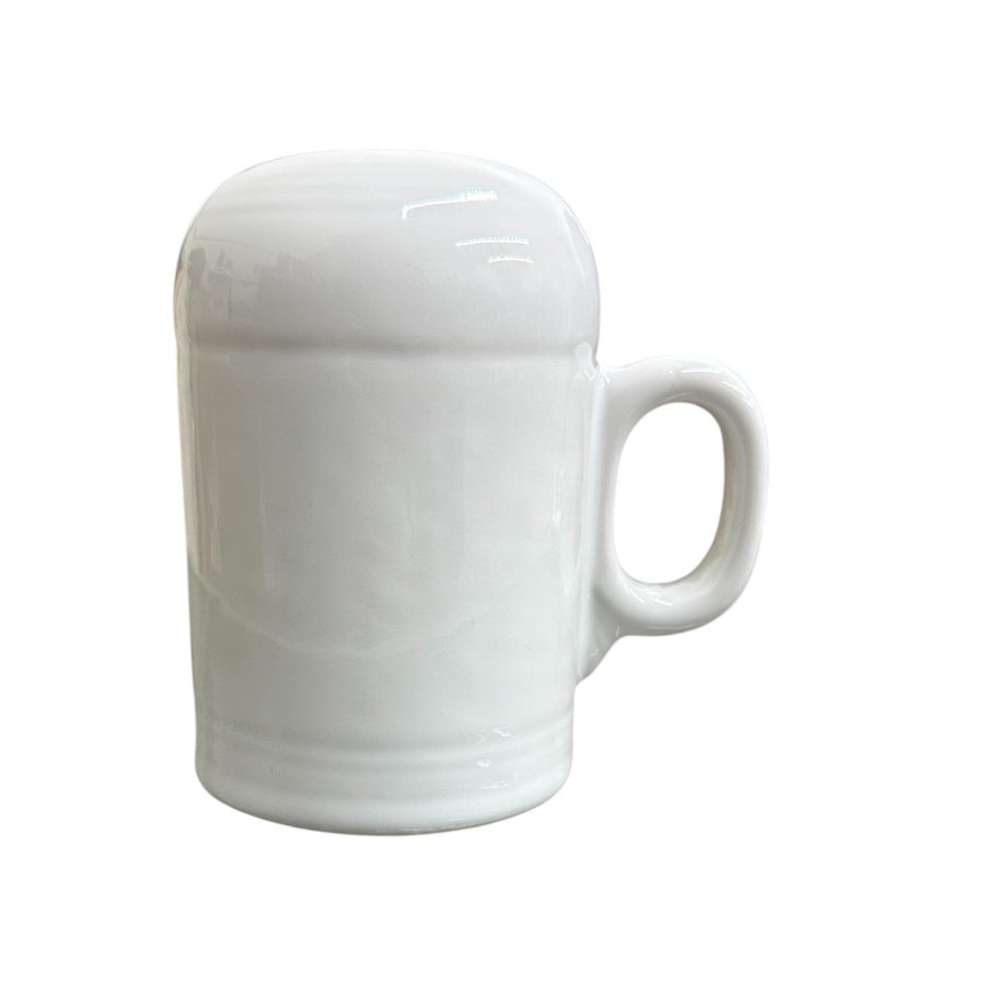 Fiesta - White Rangetop Pepper Shaker Homer Laughlin HLC Ceramic Shaker