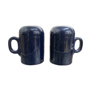 Fiesta - Cobalt Blue Rangetop Salt and Pepper Shaker Set Homer Laughlin HLC Ceramic S&P Shakers