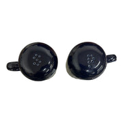 Fiesta - Cobalt Blue Rangetop Salt and Pepper Shaker Set Homer Laughlin HLC Ceramic S&P Shakers