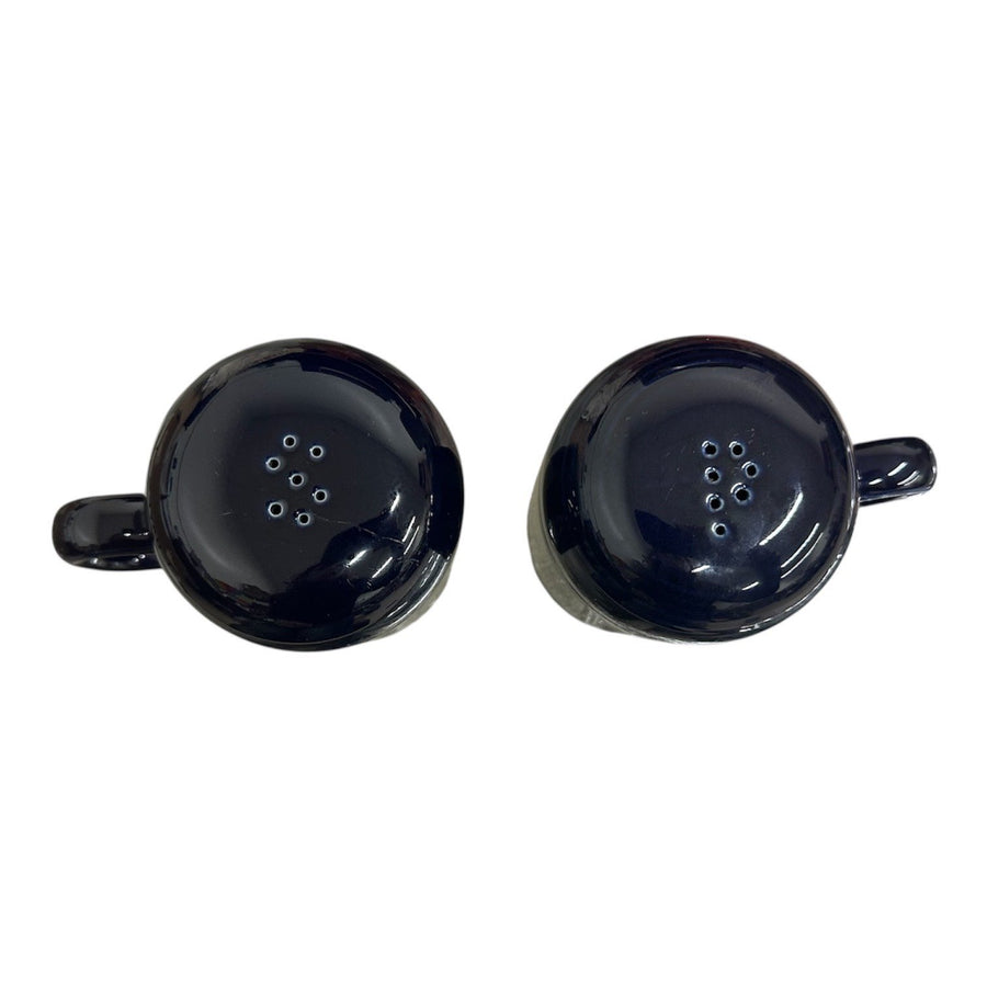 Fiesta - Cobalt Blue Rangetop Salt and Pepper Shaker Set Homer Laughlin HLC Ceramic S&P Shakers