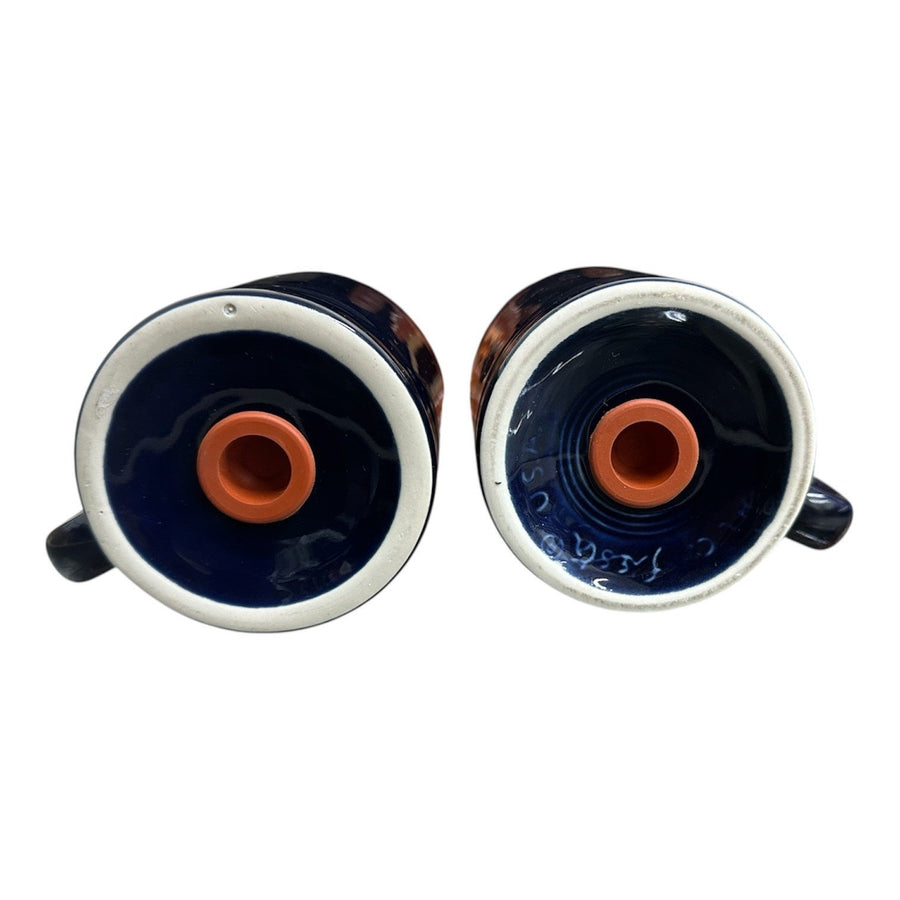 Fiesta - Cobalt Blue Rangetop Salt and Pepper Shaker Set Homer Laughlin HLC Ceramic S&P Shakers