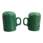Fiesta - Jade Green Rangetop Salt and Pepper Shaker Set Homer Laughlin HLC Ceramic S&P Shakers