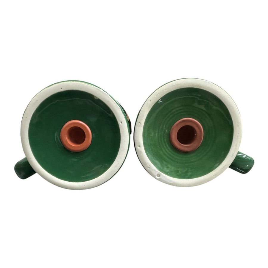 Fiesta - Jade Green Rangetop Salt and Pepper Shaker Set Homer Laughlin HLC Ceramic S&P Shakers