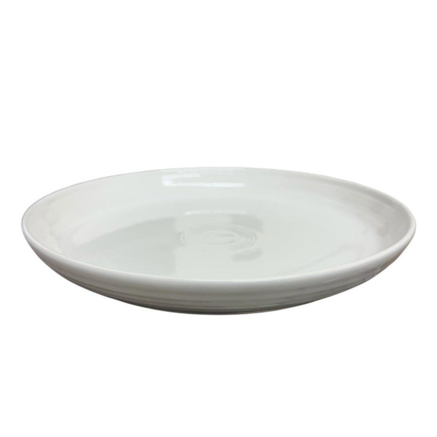 Fiesta - White Coupe Dinner Bowl Homer Laughlin HLC Ceramic Dish