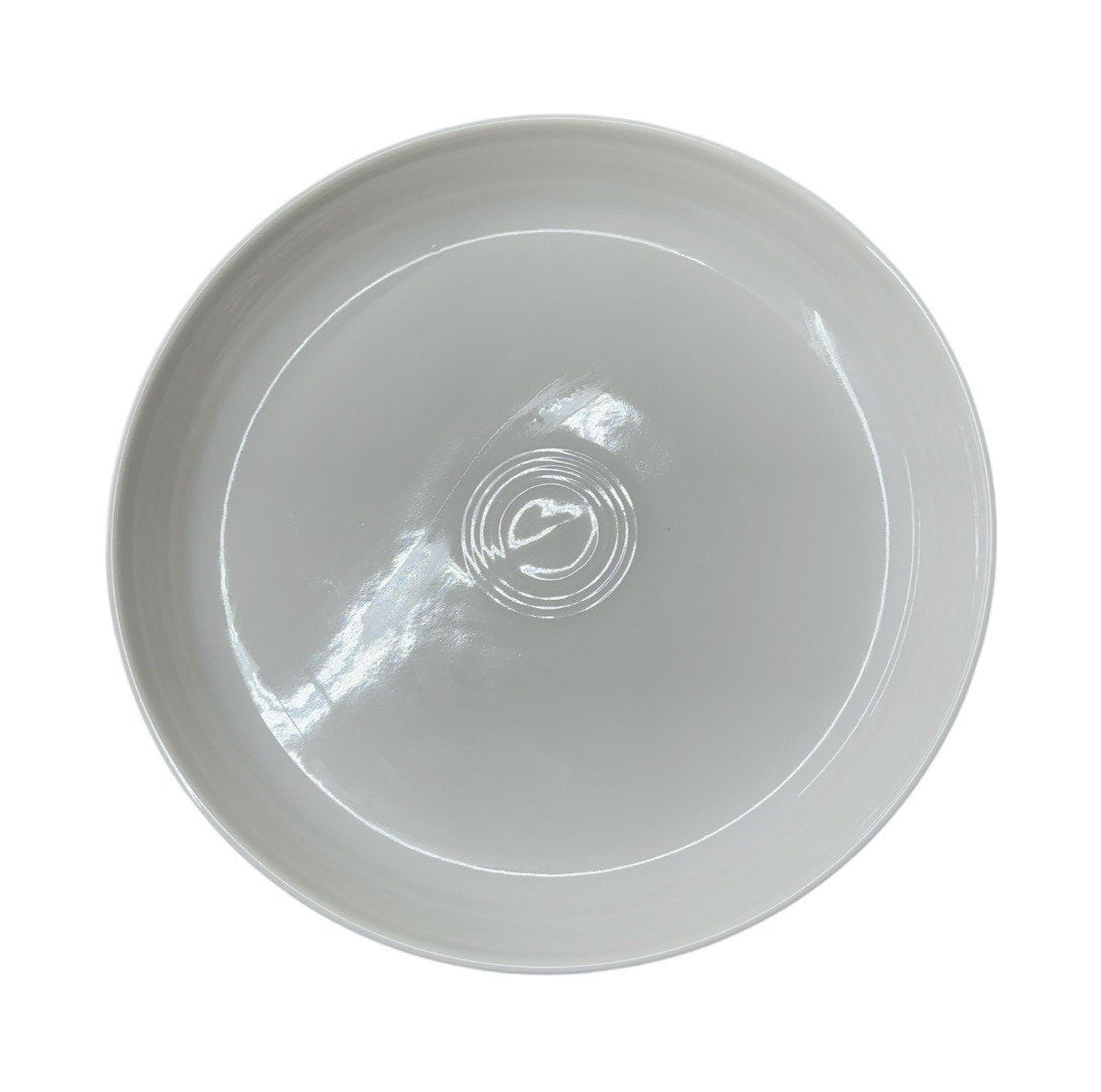 Fiesta - White Coupe Dinner Bowl Homer Laughlin HLC Ceramic Dish