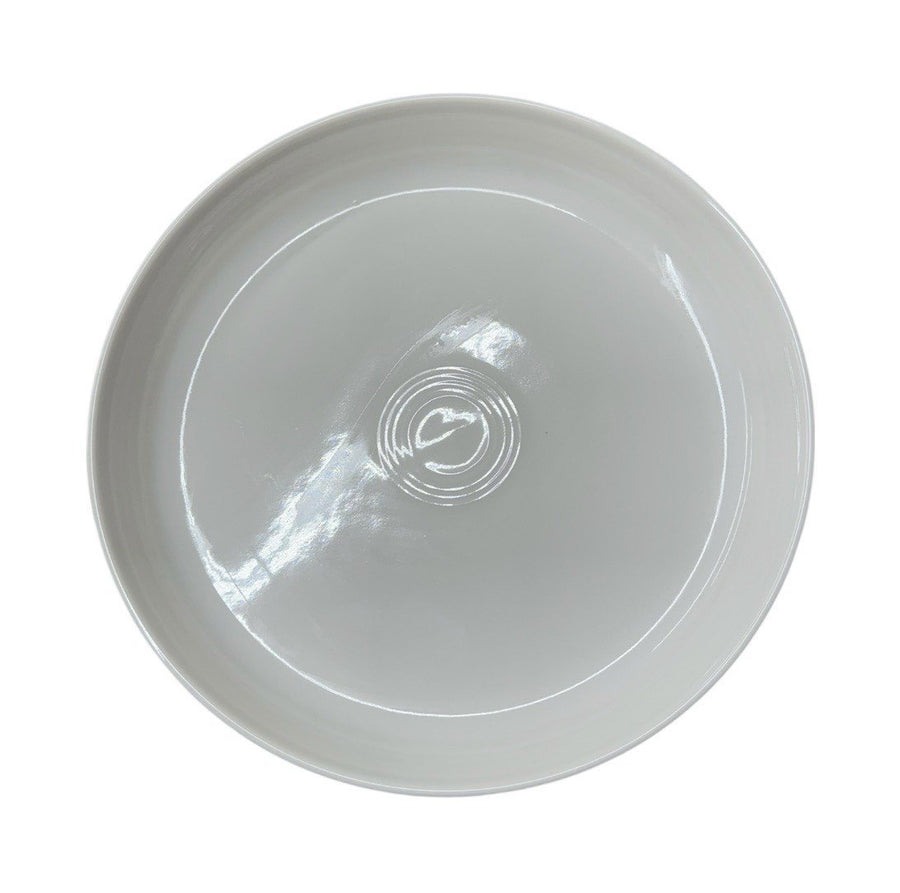 Fiesta - White Coupe Dinner Bowl Homer Laughlin HLC Ceramic Dish