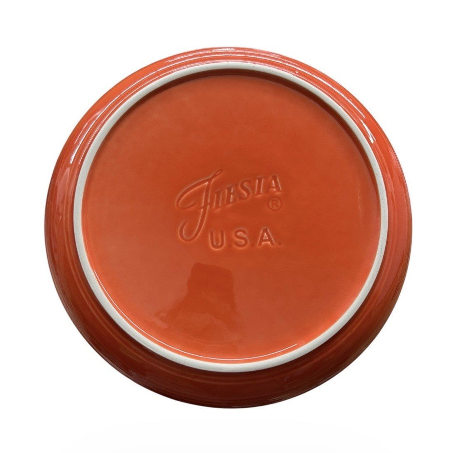 Fiesta - Poppy Orange Coupe Dinner Bowl Homer Laughlin HLC Ceramic Dish