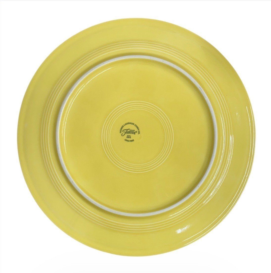 Fiesta - Sunflower Yellow Hostess Tray Homer Laughlin HLC Ceramic Retired