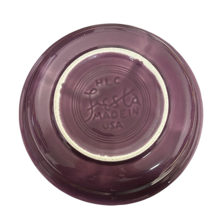 Fiesta - Heather Purple 19oz Medium Soup Bowl Homer laughlin HLC Ceramic Bowl