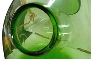 Handblown Glass Wine Bottle/Decanter Made In Italy Unique Collectible Art Glass