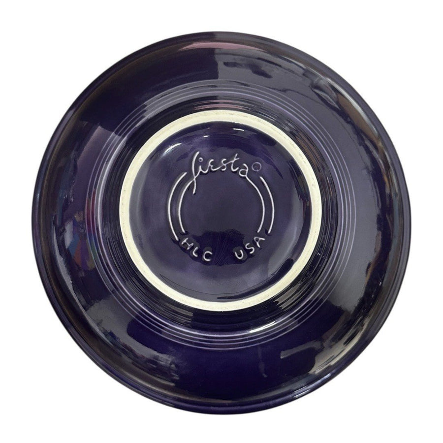 Fiesta - Plum Purple Pedestal Bowl Homer Laughlin HLC Ceramic Bowl