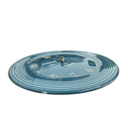 Fiesta - Juniper Teal Blue Retired Rare Clock Homer Laughlin HLC Ceramic Clock (Tested Works)