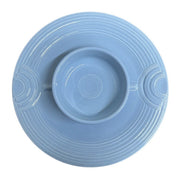 Fiesta - Periwinkle Blue Hostess Tray and Bowl Set Homer Laughlin HLC Retired Ceramic Serving