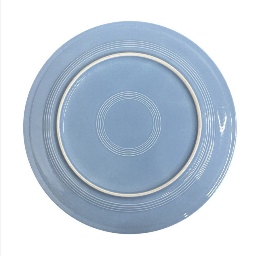 Fiesta - Periwinkle Blue Hostess Tray and Bowl Set Homer Laughlin HLC Retired Ceramic Serving