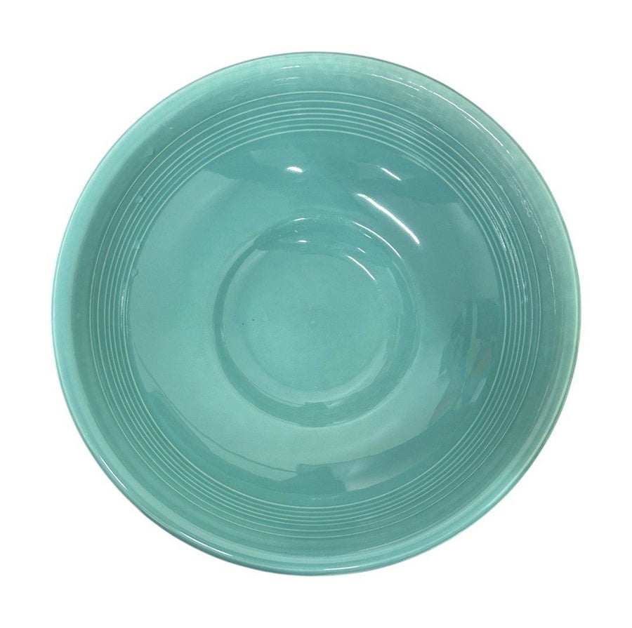Fiesta - Turquoise Blue Pedestal Bowl Homer Laughlin HLC Ceramic Bowl