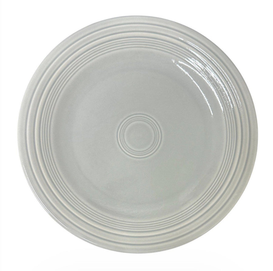 Fiesta - Pearl Gray/Grey 10.5" in Dinner Plate Homer Laughlin HLC Ceramic Dish