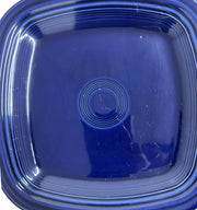 Fiesta - Cobalt Blue Handled Hostess Square Tray Homer Laughlin HLC Ceramic Serving