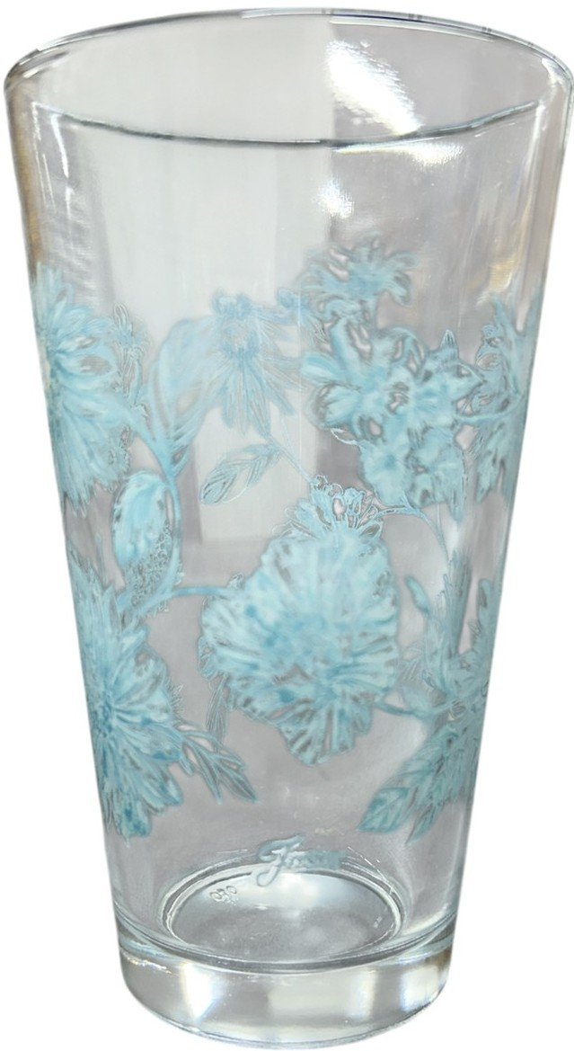 Fiesta - Botanical Flowers 16 ounce Cooler Glass