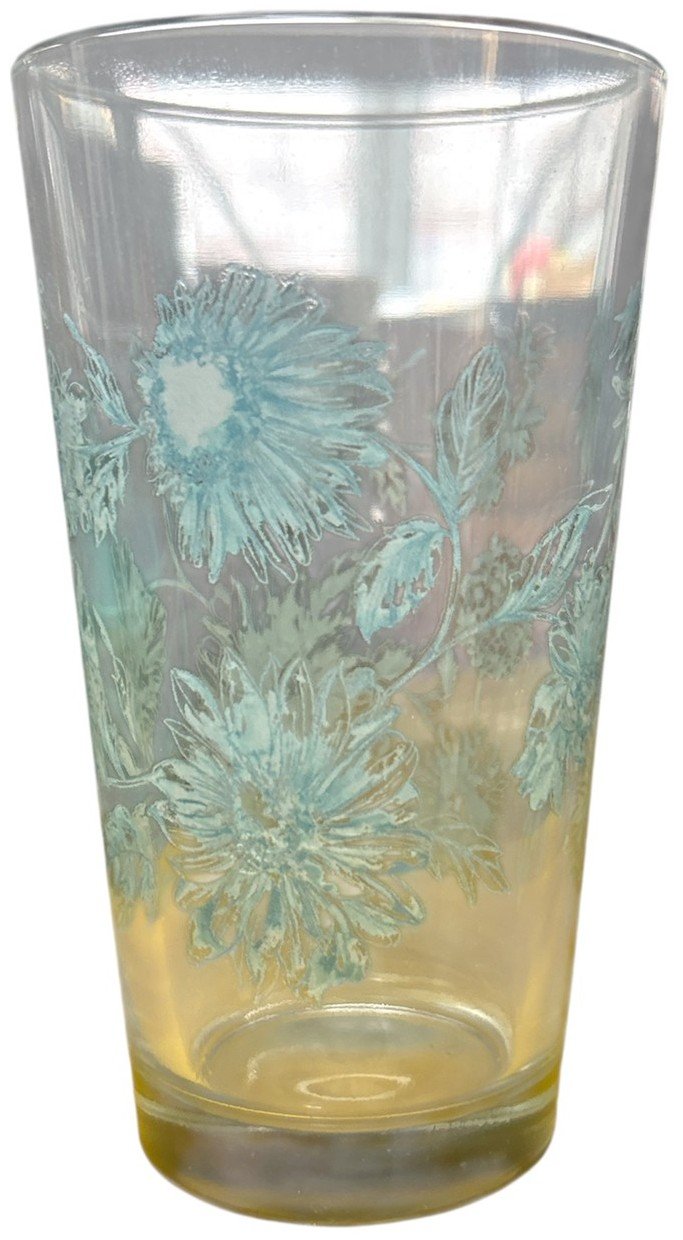 Fiesta - Botanical Flowers 16 ounce Cooler Glass