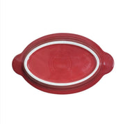 Fiesta - Scarlet Red 9 1/8" Inch Oval Individual Casserole 13oz Baker Homer Laughlin HLC Ceramic