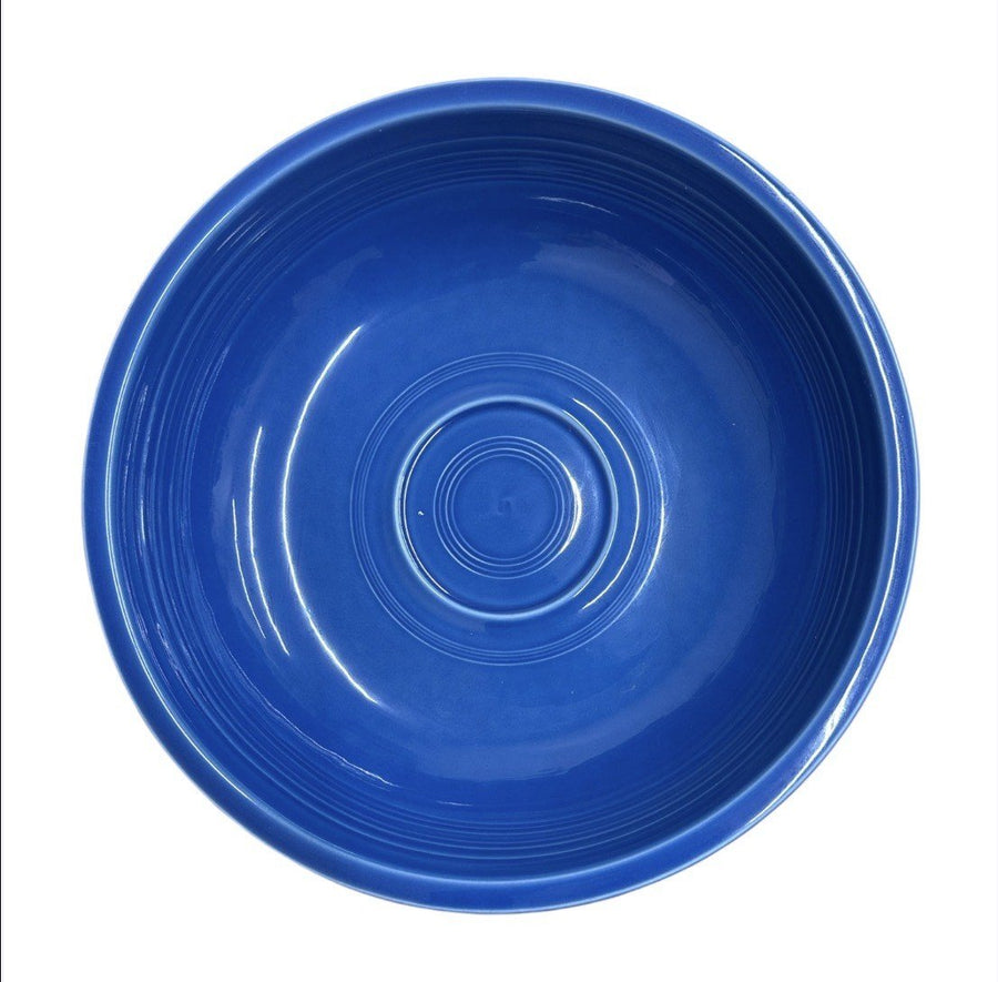 Fiesta - Lapis Blue Chip and Dip Bowl Homer Laughlin Ceramic Dish Serving