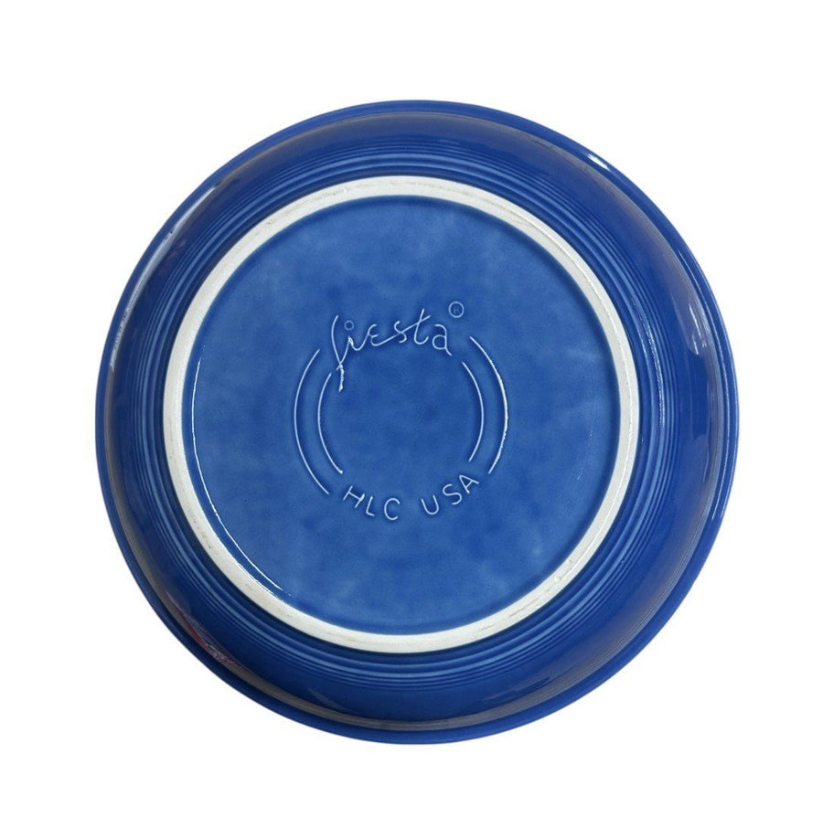 Fiesta - Lapis Blue Chip and Dip Bowl Homer Laughlin Ceramic Dish Serving