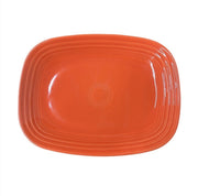 Fiesta - Poppy Orange Rectangular Platter Homer Laughlin HLC Ceramic Serving Dish