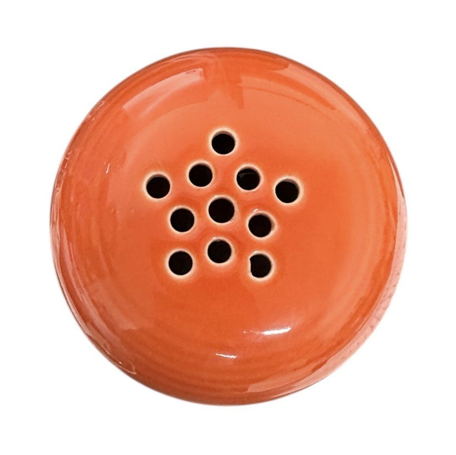Fiesta - Poppy Orange Cheese Shaker Homer Laughlin HLC Ceramic Shaker