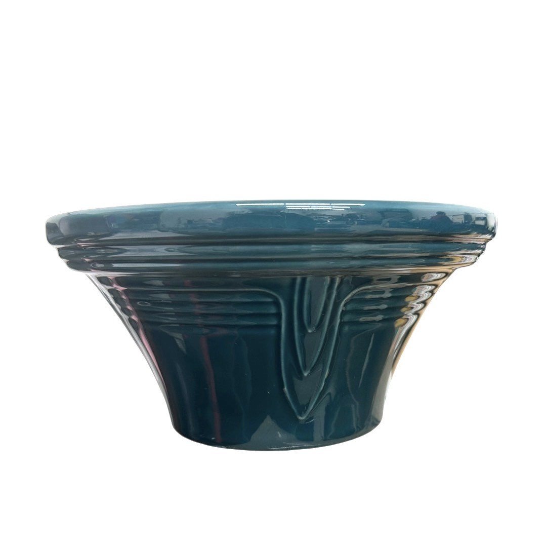 Fiesta - Juniper Teal Blue Hostess Bowl Homer Laughlin HLC Ceramic Bowl Retired (New In Box)