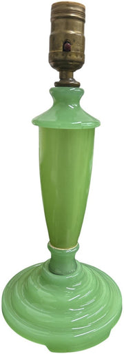 Jadeite Houzex Mid-Century 1940's Green Vintage Table Lamp