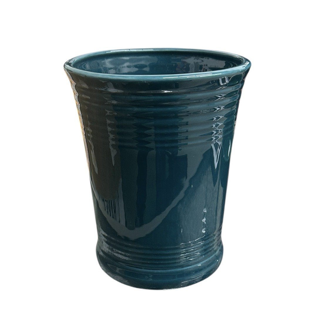 Fiesta - Juniper Teal Blue Utensil Crock New In Box Homer Laughlin HLC Ceramic (Retired)