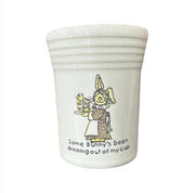 Fiesta - Some Bunny's Been Drinking Out Of My Cup Juice Tumbler 6oz Juice Tumbler HLC Homer Laughlin Ceramic