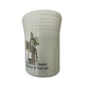 Fiesta - Some Bunny's Been Drinking Out Of My Cup Juice Tumbler 6oz Juice Tumbler HLC Homer Laughlin Ceramic