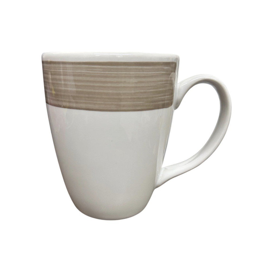 Fiesta Go Along - Set of 4 Ivory Striped White Mugs FTC Ceramic Mug