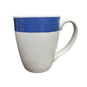 Fiesta Go Along - Set of 4 Lapis Blue Striped White Mugs FTC Ceramic Mug