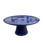 Fiesta - Twilight Blue 85th Anniversary Cake Pedestal Homer Laughlin HLC Ceramic