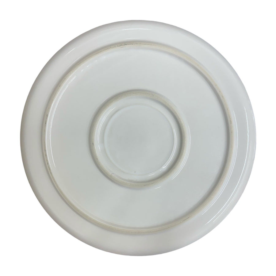 Fiesta - White Cake Pedestal Plate Homer Laughlin HLC Ceramic serving plate (no base)