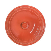 Fiesta - Persimmon Orange Covered Casserole Dish Homer Laughlin HLC Ceramic Baker