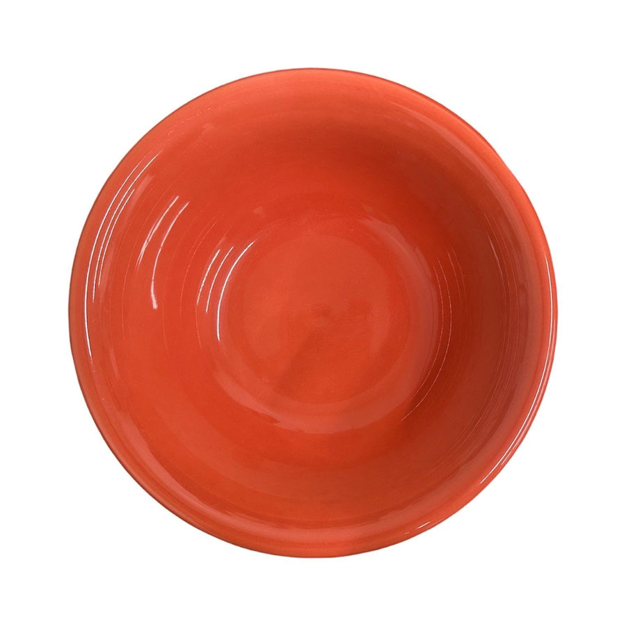 Fiesta - Persimmon Orange Covered Casserole Dish Homer Laughlin HLC Ceramic Baker