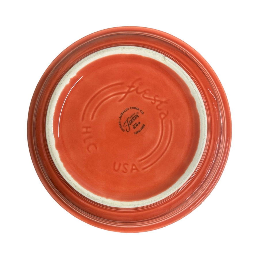 Fiesta - Persimmon Orange Covered Casserole Dish Homer Laughlin HLC Ceramic Baker
