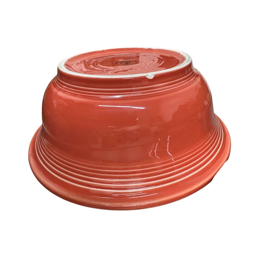Fiesta - Persimmon Orange Covered Casserole Dish Homer Laughlin HLC Ceramic Baker