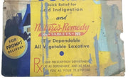 Tums & Nature's Remedy Sign 34"x40" Antique Collectible Advertising 1920s