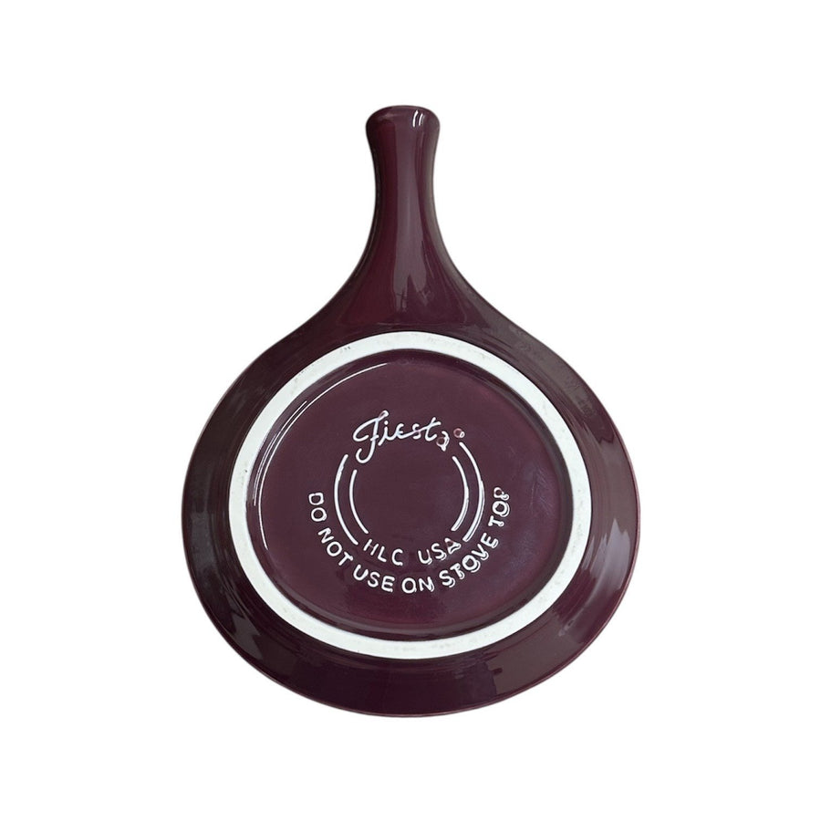 Fiesta - Claret Maroon Individual Skillet Baker Homer Laughlin HLC Ceramic Dish