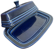 Fiesta - Cobalt Blue Covered Butter Dish