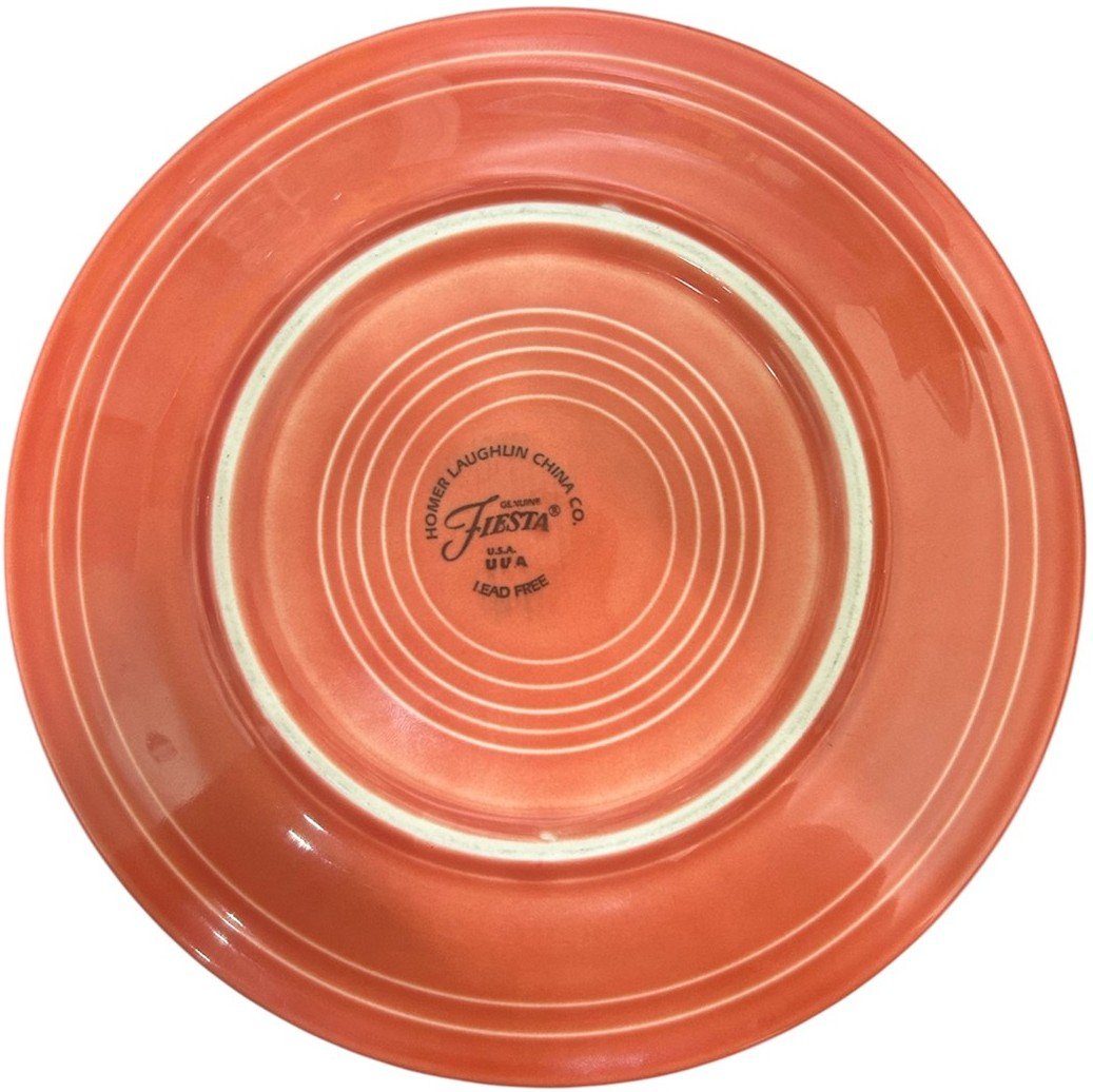 Fiesta - Persimmon Orange Salad Plate