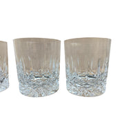 Waterford Crystal Kelsey Set of 4 Double Old Fashioned Whiskey Rocks Glasses