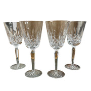 Waterford Crystal Lismore Set of 4 Tall Glass Water Goblets