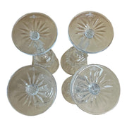 Waterford Crystal Lismore Set of 4 Tall Glass Wine Goblets