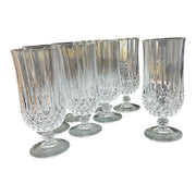 Cristal D'Arque Longchamp Set of 8 Iced Tea Glasses/Goblets